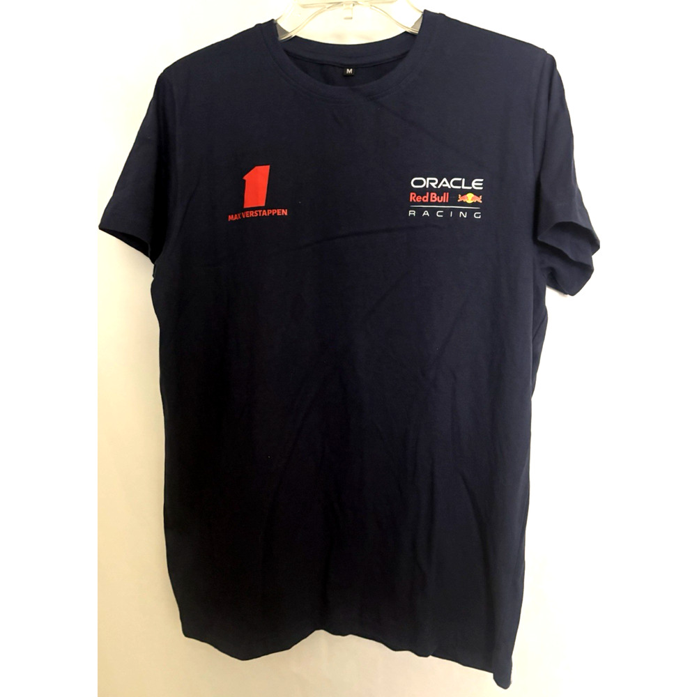 Red Bull Racing F 1 Unisex T-Shirt Size M Dark Blue